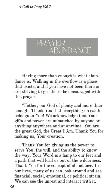 A Call to Pray Vol 7 – Image 3
