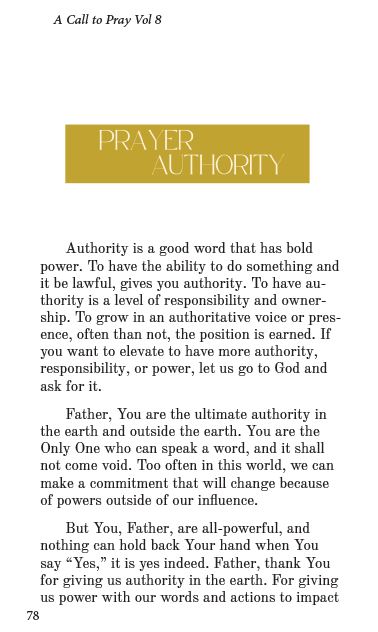 A Call to Pray Vol 8 – Image 11