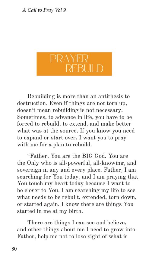 A Call to Pray Vol 9 – Image 3
