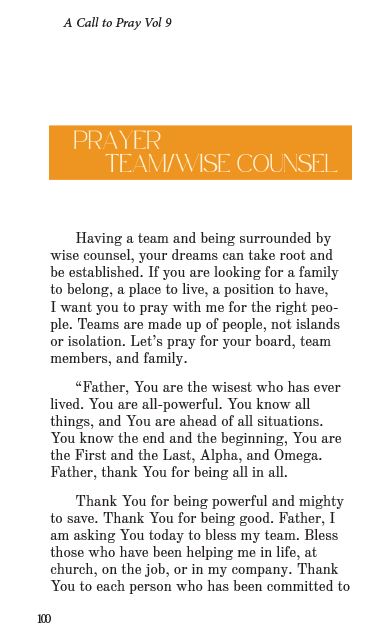 A Call to Pray Vol 9 – Image 9