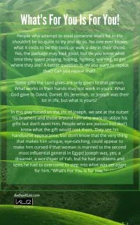What's For You is For You - Play – Image 2