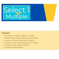 Programs & Presentations Tier 4 – Image 1