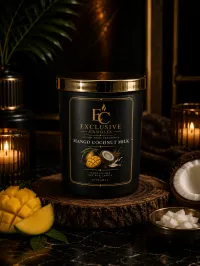 Mango Coconut Milk Luxury Scented Candle  – Image 1