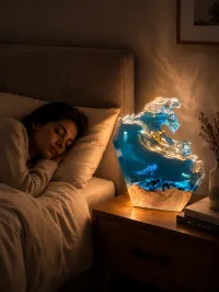 Ocean Wave Serenity Lamp – Image 2