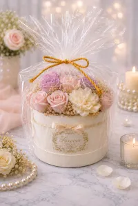 Forever Bloom Soap Flower Box – Blush Forever Bloom