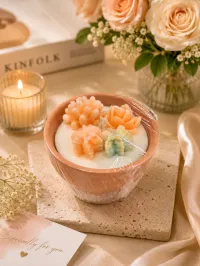 Assortment available – Peach Blossom Candle