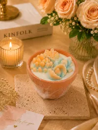 Assortment available – Ocean Bloom Candle