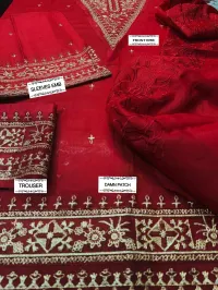 Qalamkar 3PC Lawn Suit – Embroidered Summer Collection – Image 4