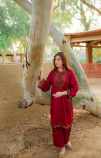 LAAM 2PC Lawn Suit – Embroidered Summer Collection – Image 2