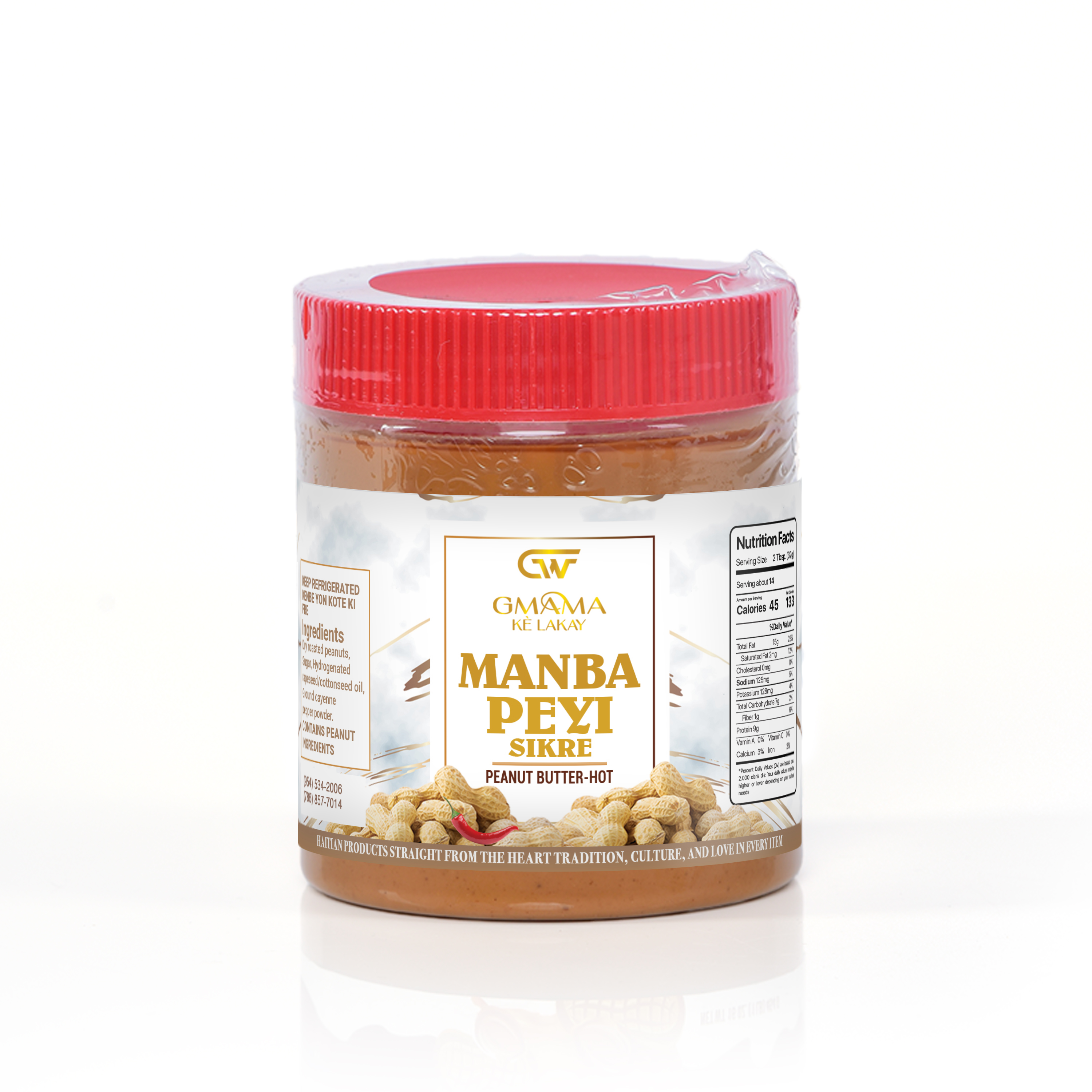 Manba Sikre, pike: Sweet spicy Haitian Peanut Butter Tradition – Image 1