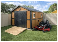 10x12 Pro Metal Storage Shed with Windows – Image 4