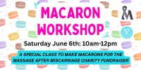 Macaron Workshop- MAMA Fundraiser- 6th June – Image 1