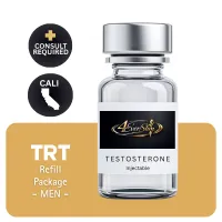 TRT CALI  Men's Refill Package 60 days (Cypionate 200mg/mL 10mL + Anastrozole 24×1mg) – Image 1