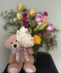 Teddy with Flowers – Image 1