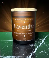 Hand-Poured Lavender Candle – Image 2