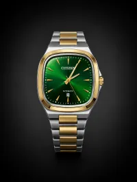 Citizen Green Dial Watch for Men – Image 1