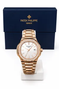 Patek Philippe Rose Gold Diamond Edition Watch for Women – Image 3