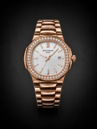 Patek Philippe Rose Gold Diamond Edition Watch for Women – Image 1