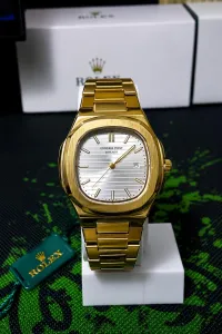 Universe Point Datejust Gold Watch for Men – Image 2