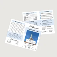 Editable Microsoft Word Church Bulletin Template – Image 1