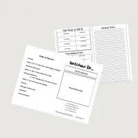 Editable Microsoft Publisher Church Bulletin Template – Image 1