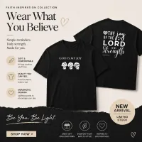 God Is My Joy [Oversized-Tee] – Image 1