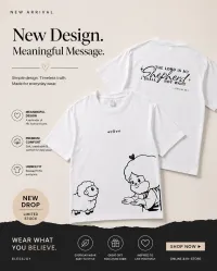 The Lamb & My Shepherd [Oversized-Tee] – Image 1