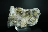 Pyrite ps. Pyrrhotite & Fluorite - Huanzala Mine, Peru – Image 2