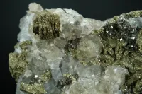 Pyrite ps. Pyrrhotite & Fluorite - Huanzala Mine, Peru – Image 9