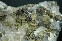 Pyrite ps. Pyrrhotite & Fluorite - Huanzala Mine, Peru – Image 8