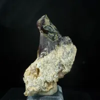 Smoky Amethyst Skeletal Fenster Quartz Scepter - Brandberg, Namibia – Image 1