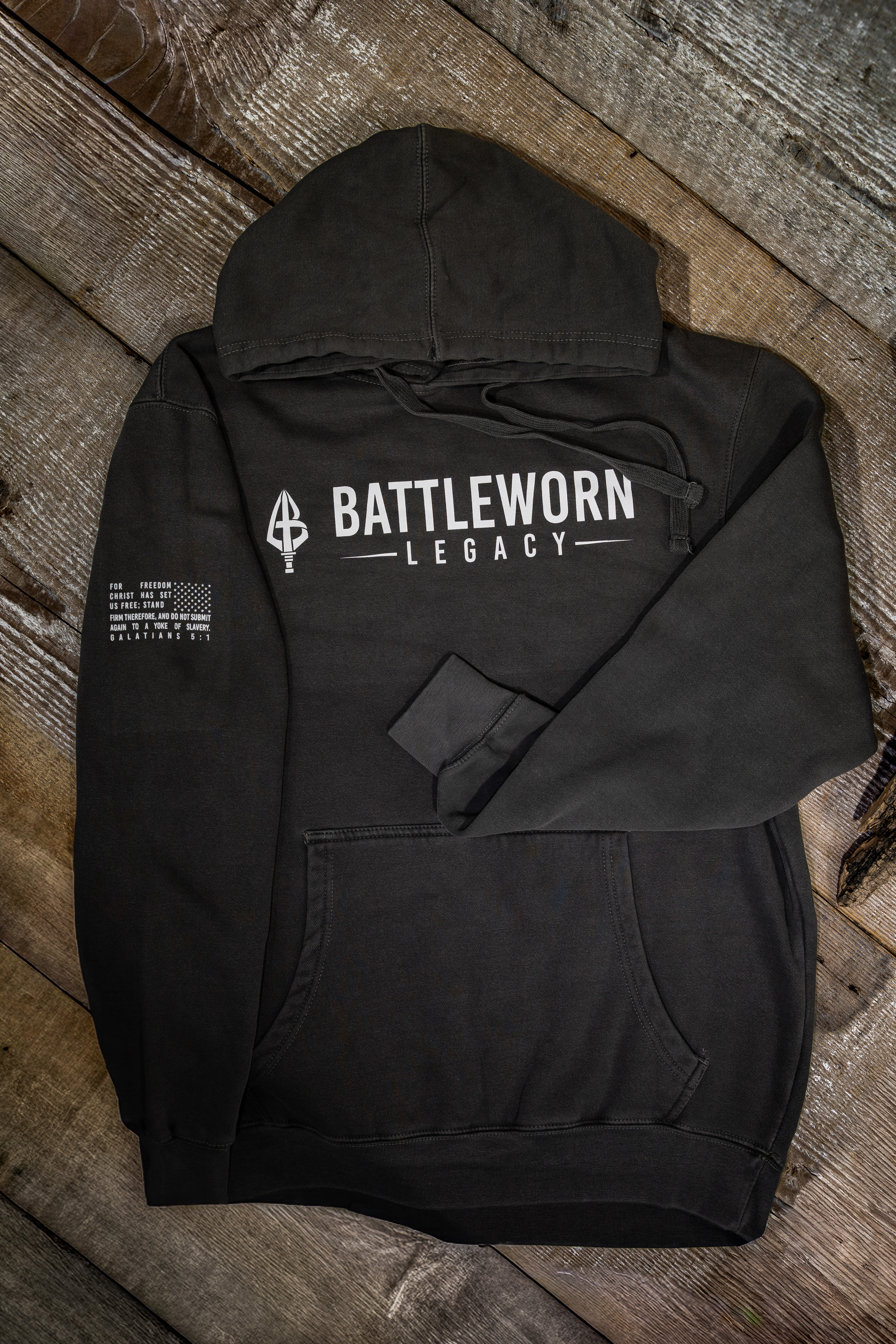 LEGACY HOODIE (GALATIANS 5:1)  – Image 9
