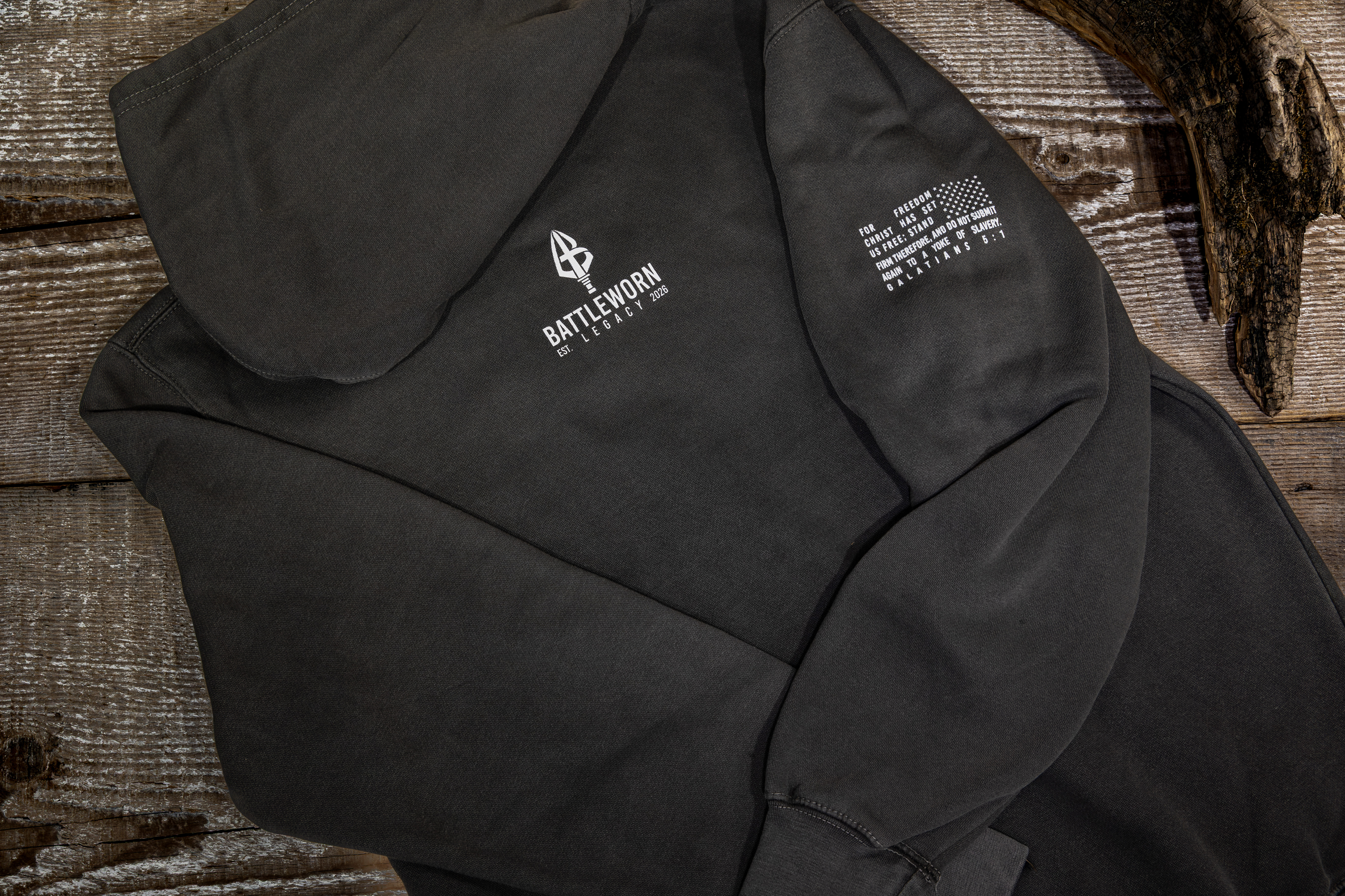 LEGACY HOODIE (GALATIANS 5:1)  – Image 8