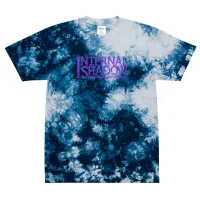 Embroidered Oversized Tie-Dye Shirt – White, S