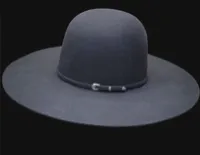 Rodeo King 3X | Open Crown | 4 1/2" Brim | Charcoal – Image 1
