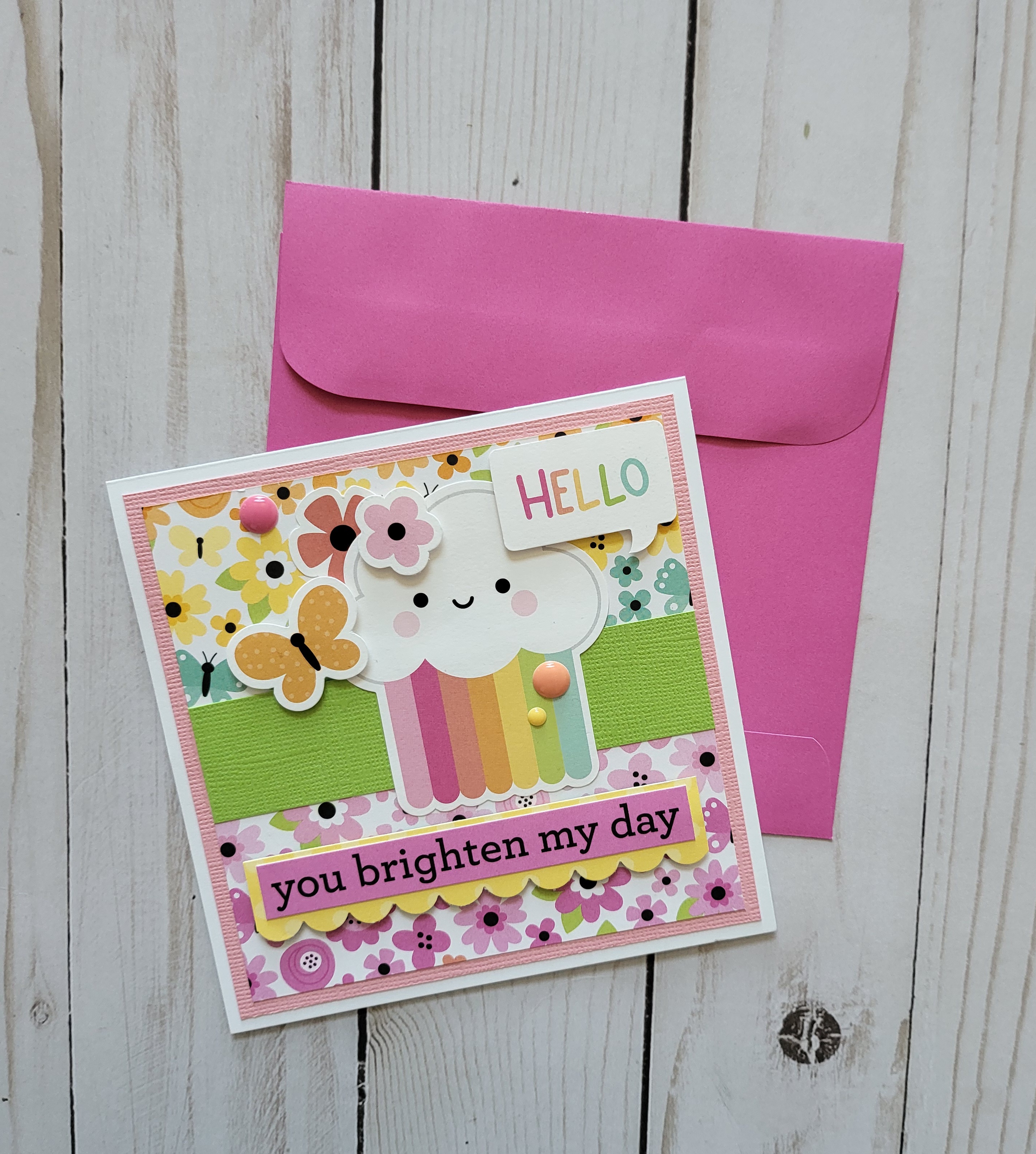 Doodlebug Butterfly Kisses Handmade Card Pack #1 – Image 3
