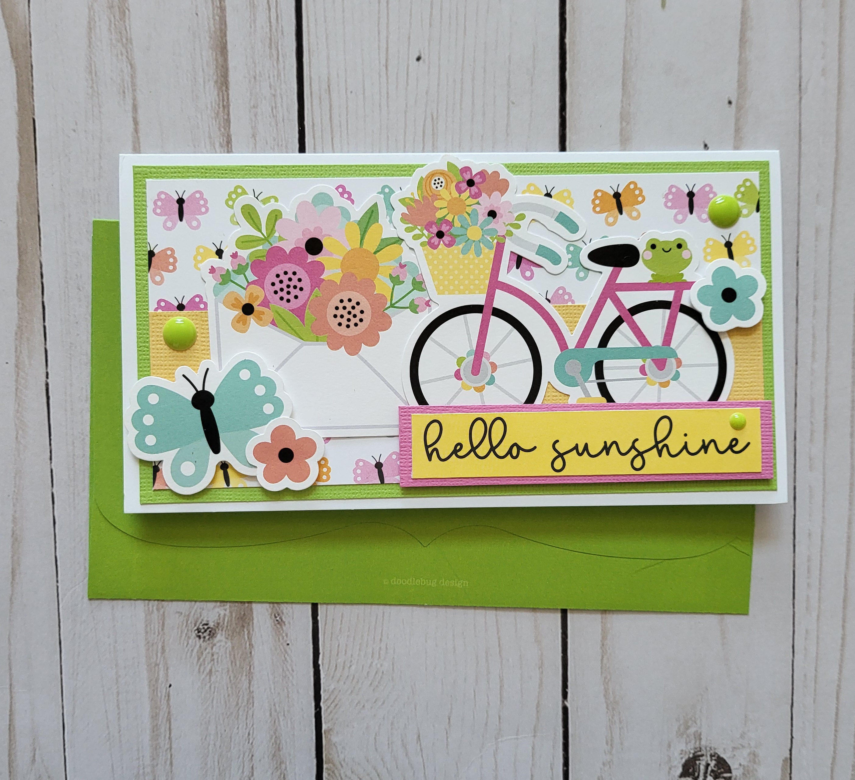 Doodlebug Butterfly Kisses Handmade Card Pack #1 – Image 5