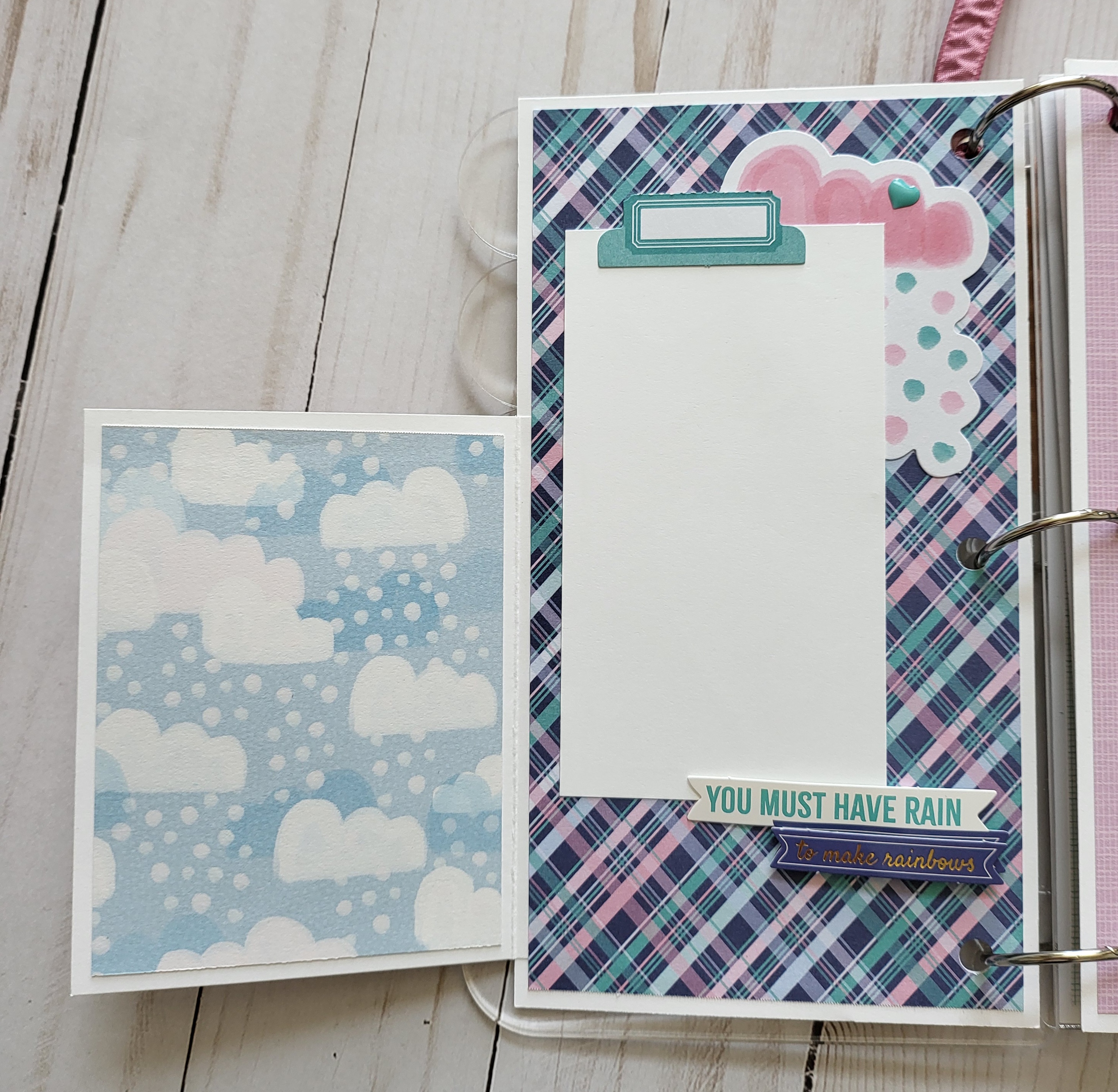 You Make Me Smile Scalloped Clear Acrylic Memory Album (Shimelle Main Character Energy) – Image 4