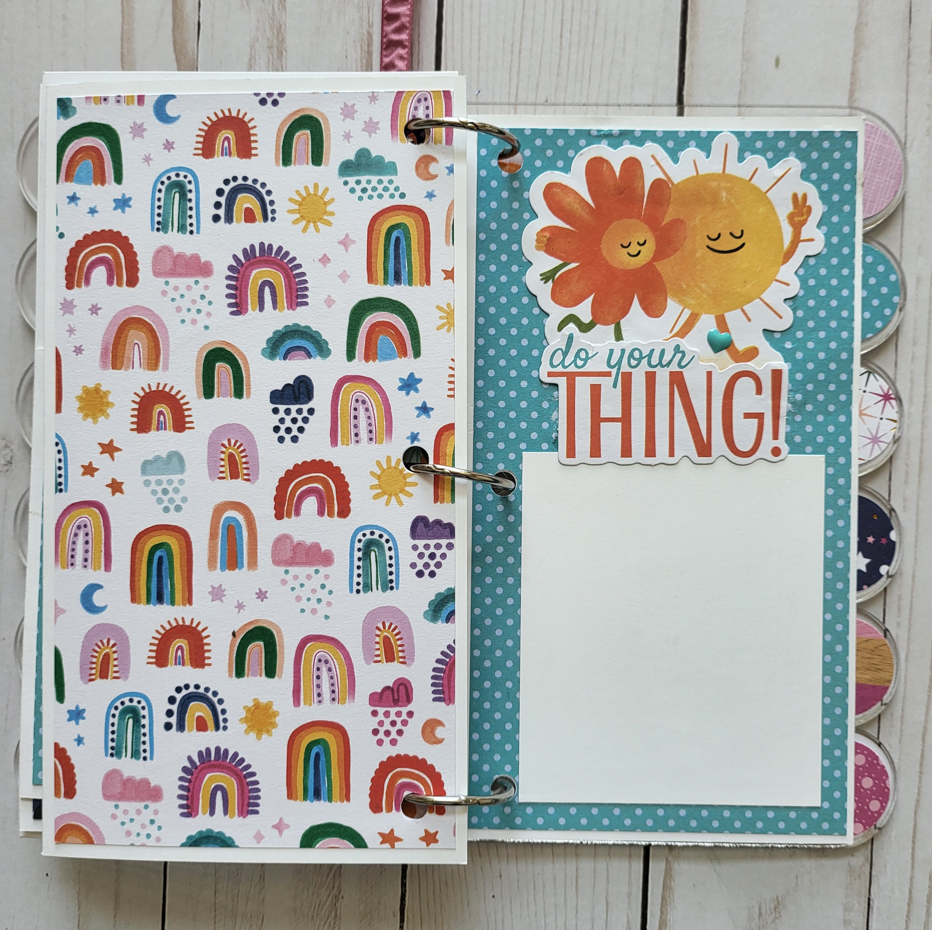 You Make Me Smile Scalloped Clear Acrylic Memory Album (Shimelle Main Character Energy) – Image 7