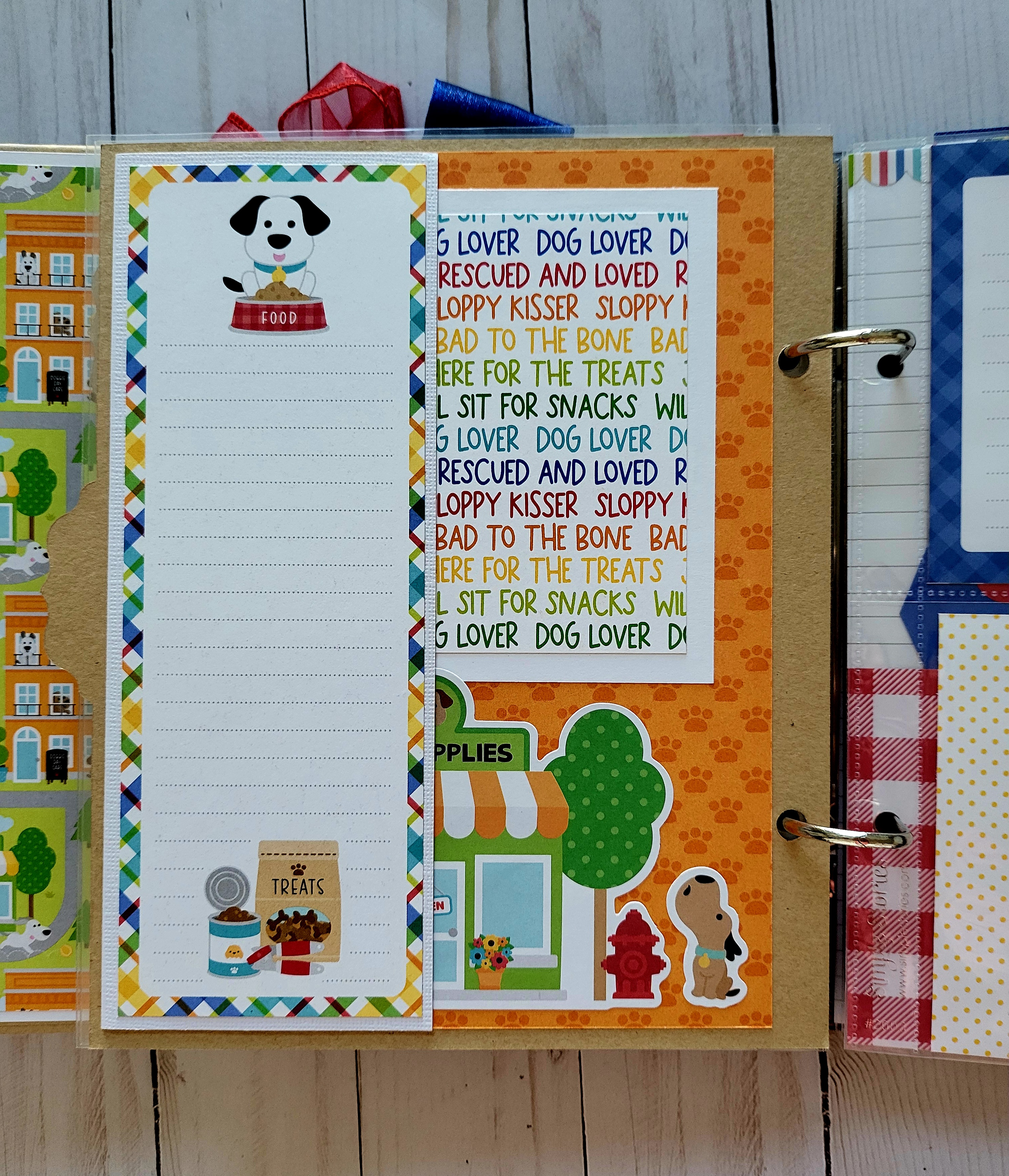 Doggone Cute 6x8 Handcrafted Dog Memory Album  – Image 15