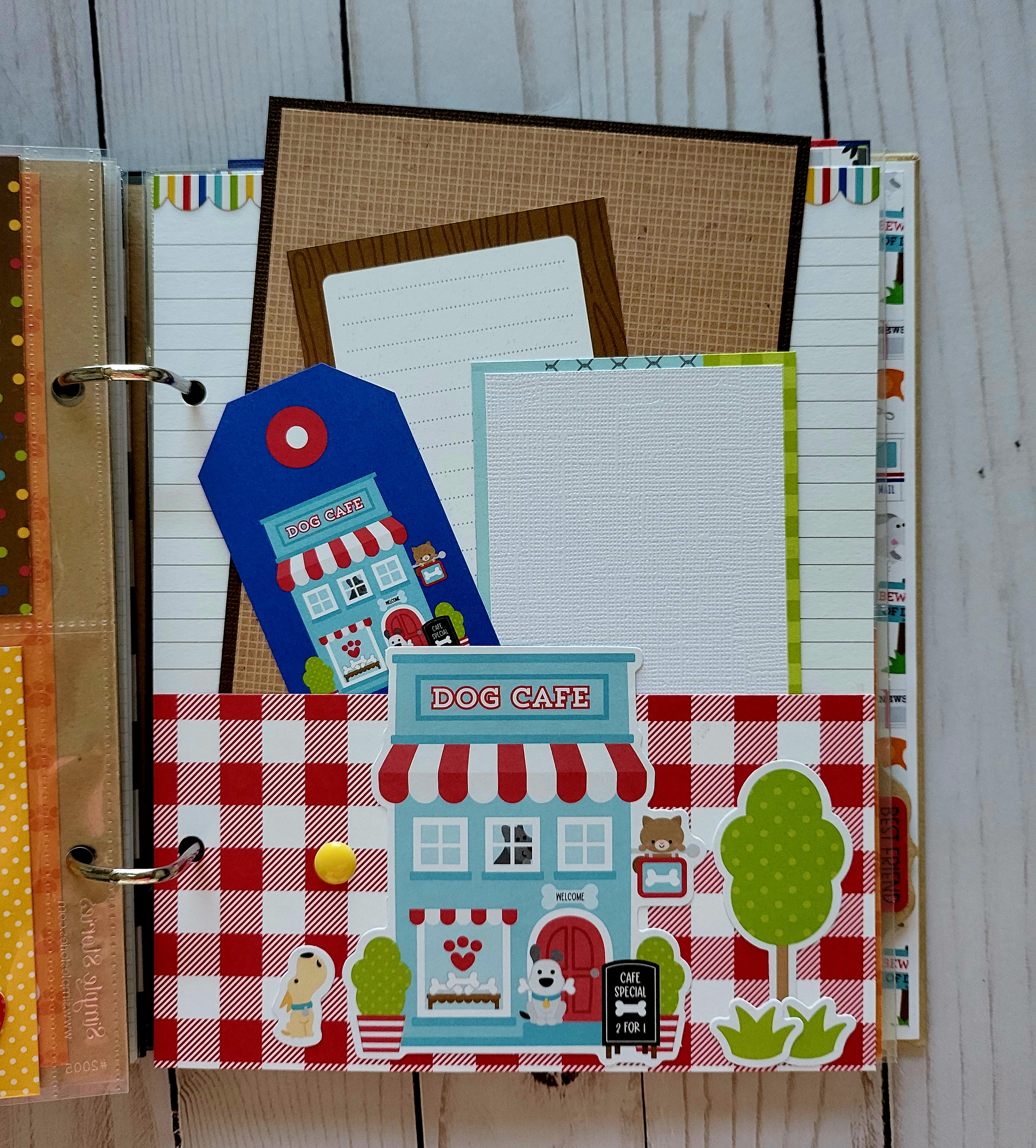 Doggone Cute 6x8 Handcrafted Dog Memory Album  – Image 16
