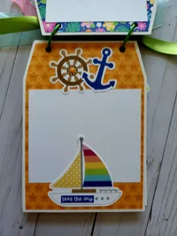 Summer Fun Handmade Chipboard Mini Album  – Image 4