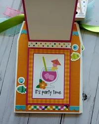 Summer Fun Handmade Chipboard Mini Album  – Image 8