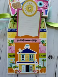 Summer Fun Handmade Chipboard Mini Album  – Image 11