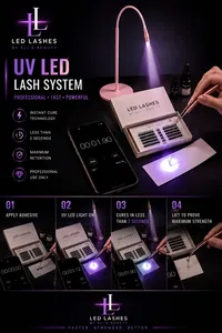 LED Lashes System / UV Kit – Image 7