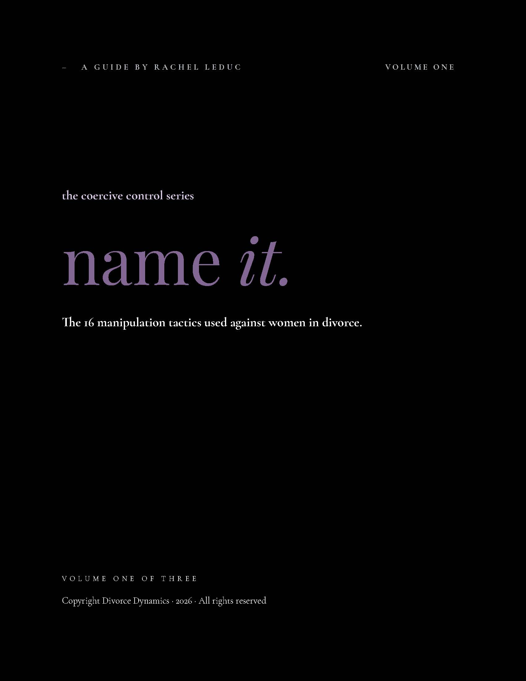 Volume One: Name It – Image 6