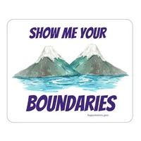 Show Me Your Boundaries Magnet – Image 1
