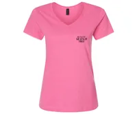 Women's Graphic V-Neck ~ Faulty Meatsuit Pilot – Image 1