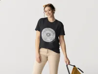 The Black & White Spiral Tee – Image 1