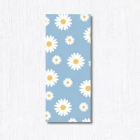 Blue Daisy Laminated Bookmark Pattern – Image 1